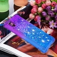 thumbnail image 7 of Samsung Galaxy A01 Core Case,Creativity Clear Gradient Quicksand Glitter Flowing Liquid Floating TPU Case Bling Diamond Sparkle Cover for Samsung Galaxy A01 Core JB Purple Navy, 7 of 7