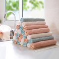 thumbnail image 5 of Cleaning Cloth,Absorbent Soft Lint Coral Fleece Soft Lint Free Soft Fluffy Towels Cloth Kitchen Dish Fleece Cloth Kitchen Lint Free Towels Water Absorbent Soft Dish Towels Water Rookin Iuppa, 5 of 6