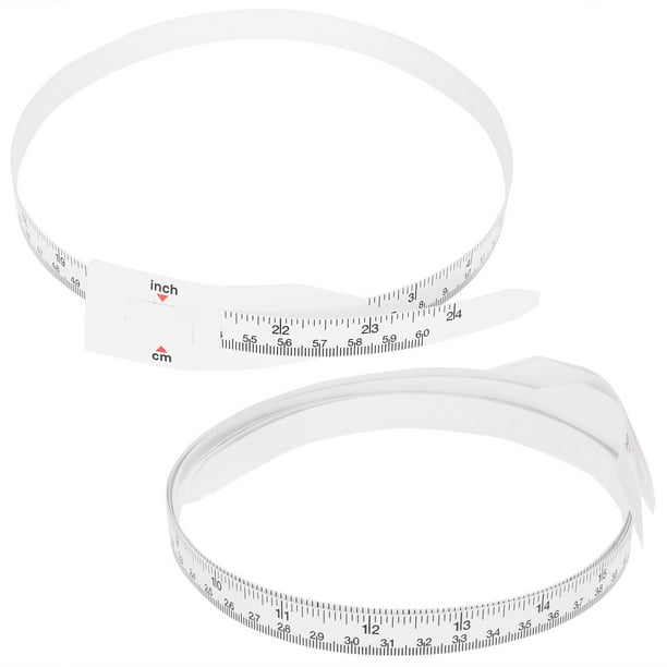 ColoMX 3 unids / un conjunto de la cinta de circunferencia de la cabeza de la cabeza de la cabeza del bebé (blanco)