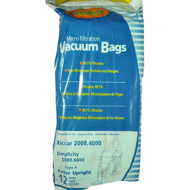 Simplicity Type A Upright Vacuum Cleaner Bags