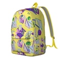 thumbnail image 2 of Colorful Modern Art Backpack, Abstract Pattern School Bag with Rainbow Gradient, Chic Graffiti Design, and Psychedelic Fashion Style, 2 of 3