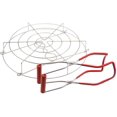thumbnail image 4 of HAHDAXIA Canning Tongs Canning Kits, Canning Jar Lifter with Red Rubber Grips Quality Stainless Steel for Kitchen Lifter Take The Can from The Boiling Water, Packing Include 1 Canning Rack an, 4 of 6