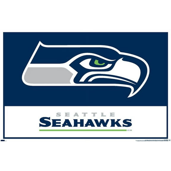 NFL Seattle Seahawks - Logo 21 Wall Poster, 22.37" x 34"