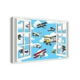 thumbnail image 2 of Creative Products Colorful Planes Window 24x36 Canvas Wall Art, 2 of 4