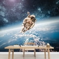 thumbnail image 3 of wall26 -an Astronaut Floating About Planet Earth- Wall Mural, Removable Sticker, Home Decor - 100x144 inches, 3 of 6