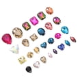 thumbnail image 4 of Environ 25 Pcs à Coudre avec Strass avec Griffe Dorée, Griffe en Verre, 4 of 5