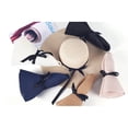 thumbnail image 6 of Women's Beach Hat Portable Packable Roll Up Wide Brim Sun Visor UV Protection Floppy Crushable Straw Beach Hat Bonnet Beach Cap Sun Hat for Women Ladies, Black, Khaki, Navy, 6 of 6