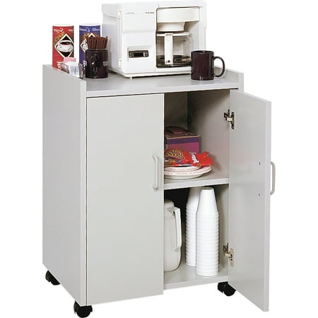 - Safco, SAF8953GR, Mobile Refreshment Utility Cart, 1 Each, Gray