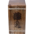thumbnail image 3 of Wooden Urns for Human Ashes Adult Large - Rosewood Cremation Urn for Ashes -Burial Urn for Columbarium - Funeral Urn Box (250 LB - Hardwood, Guitar Tree of Life), 3 of 5