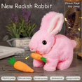 thumbnail image 1 of Bunny Toys Educational Interactive Toys Can Walk and Talk,Easter Plush Stuffed Bunny Toy, 1 of 2