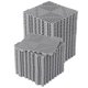 thumbnail image 1 of Baldosas modulares antideslizantes para baño y ducha - PVC resistente con orificios de drenaje rápido - Fácil instalación y limpieza - 30x30 cm - Pack de 50 unidades, 1 of 8