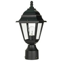 Nuvo Lighting 60/548 Briton 1 Light 6" Wide Landscape Single Head Post Light - Black