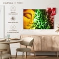 thumbnail image 5 of Elephant Stock Flower And Buddha Wall Art - Horizontal Canvas Wall Art - Living Room Wall Decor - People Canvas - Orange And Green Decor - 12" x 8", 5 of 8