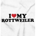 thumbnail image 2 of Love Rottweiler Cute Heart Dog Owner Womens Plus Size Graphic Tank Top Brisco Brands 2X, 2 of 5
