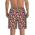 thumbnail image 3 of Naloa Strawberry Men's Beach Shorts, Surfing shorts, Swim trunks, Quick Dry Swim Trunks for Surfing Beach Fun - X-Large, 3 of 9