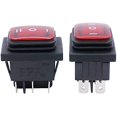 thumbnail image 3 of /2pcs Interruptor basculante a prueba de agua ON / Off / ON DPST Interruptor de palanca de 3 posiciones de 6 pines con indicador LED rojo 16A 250V AC para automóvil Camión Motocicleta Barco KCD4-203N-R Kuyhfg Bienvenido a Kuyhfg, 3 of 5