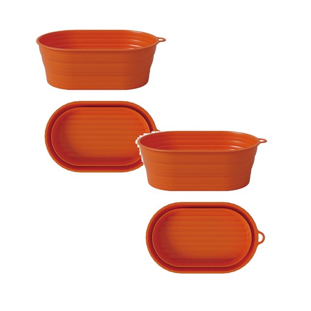 LKWLPD - 2 cestas de silicona para fermentación de pan, bandeja para hornear masa, recipientes para hornear, regalos para hornear en el horno, paquete de 2, 26 x 15 x 3 cm