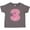 Charcoal Grey, variant on Inktastic 3rd Birthday Flamingo 3 Year Old Girl Girls Toddler T-Shirt
