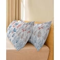 thumbnail image 4 of Blue Red Coral Body Pillow Cover 20 x 60 Inch Decorative Pillow Cover Coastal Shell Starfish Ocean Lumbar Pillowcase Seasonal Rectangle Cushion Case for Couch Sofa Bed Living Room, 4 of 7