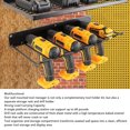 thumbnail image 4 of Organisateur d'Outils Électriques à 2 Couches Support Mural pour Perceuse Grande Capacité Organisateur d'Outils de Garage Robuste Station de Charge Sans Fil, 4 of 7
