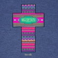 thumbnail image 3 of Blessed Girl Womens Boyfriend T-Shirt Southwest Cross, 3 of 4