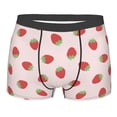 thumbnail image 4 of Goofa Strawberry Printed Men's Boxer Briefs Underwear, Moisture-Wicking Underwear, Trunk,Soft and Breathable Cotton Underwear-Medium, 4 of 9