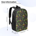Xecao Carnival Mardi Gras3 print Travel Backpack, Large Computer