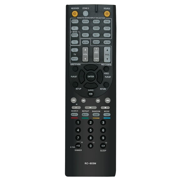 New RC-803M Replace Remote for Onkyo AV Receiver TX-NR609 TX-NR609B HT-S7409
