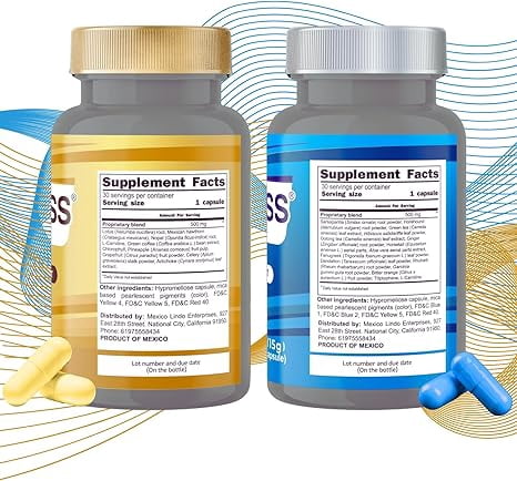 BYPASS BPRI Gold and Blue Capsules, 30 Count, Vegan, Gluten-Free