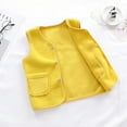 thumbnail image 5 of Toddler Kids Sherpa Fleece Vest Baby Girl Lightweight Fuzzy Warm Waistcoat, 5 of 5