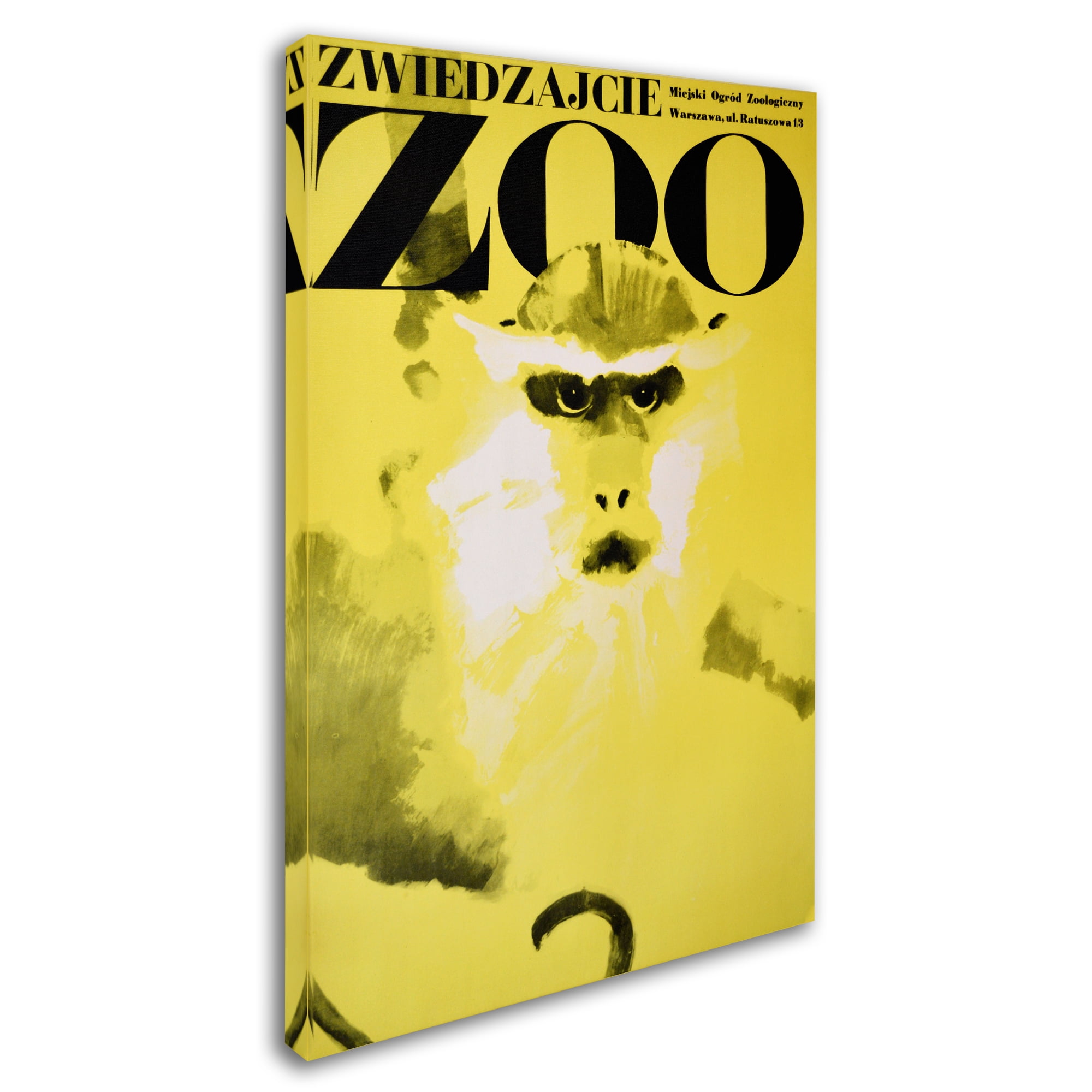 Vintage Apple Collection 'Monkey-Zoo' Canvas Art