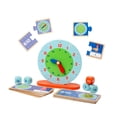thumbnail image 3 of Reloj de educación temprana, juguetes, juego de actividades de tiempo portátil, reloj de tiempo de aprendizaje, reloj de cognición de tiempo para, 3 of 9