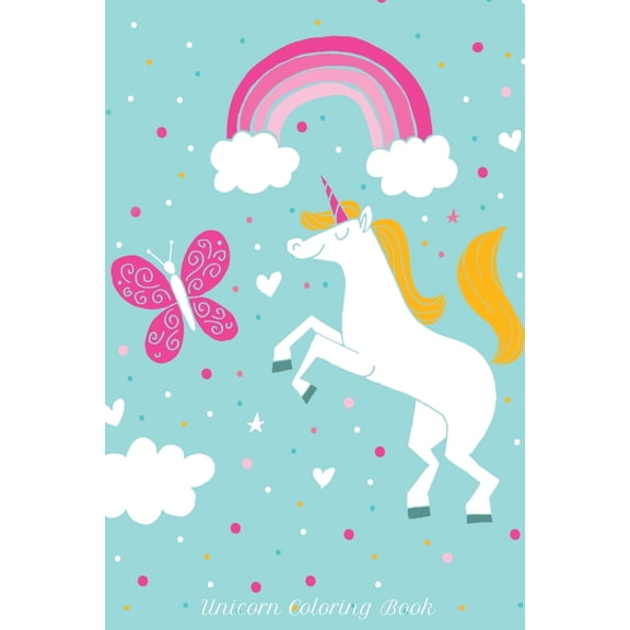 Unicorn Coloring Book: Cute Unicorn Coloring Book For Children Ages 2 - 10