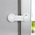 thumbnail image 5 of Baby Proof Cabinet Locks - Adhesive Multi-Purpose Child Safety Latches for Drawers， Doors， Furniture - No Drill tools & Home Improvement(White，2 * Safety Lock）, 5 of 6