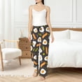 thumbnail image 4 of Pajama Pants Women - Bacon Omelette Rosemary Soft Breathable Sleep & Lounge Pants for Women, Comfy Casual Pj Pants Bottoms with Pockets, 4 of 7