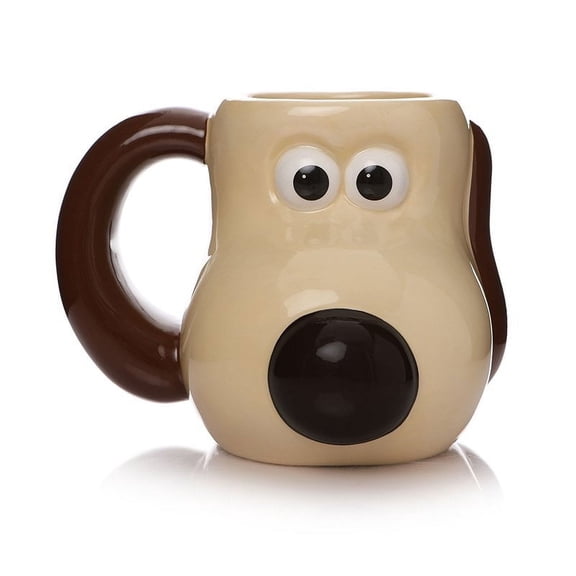 Wallace and Gromit - Gromit Head Shaped Mug
