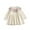 Beige, variant on Odeerbi Infant Girls Cotton Knit Sweater Dress Cute Lace Collar Princess Dresses Children Solid Cute Sweet Round Neck Long Sleeve Dress Infant Girls Clothes