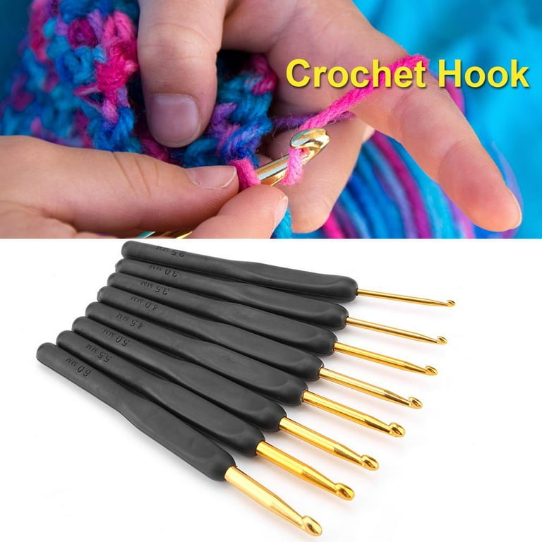 Crochet hook 4.0 mm thin handle, resin crochet hook - Shop Crochet