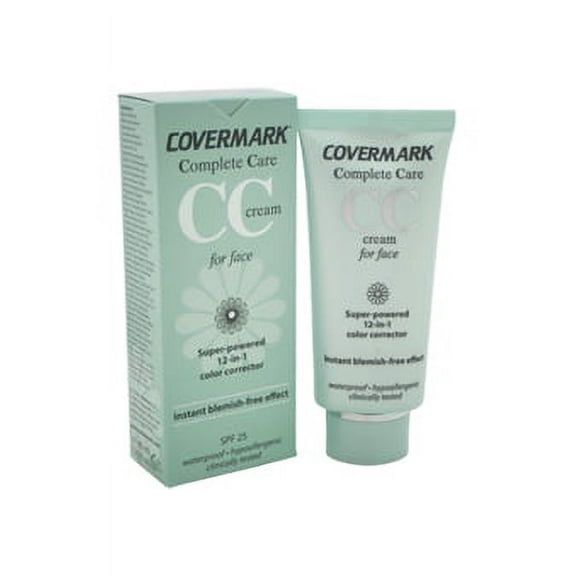 Covermark for Women Complete Care CC Cream For Face Waterproof SPF 25 Caramel Brown, 1.35 oz