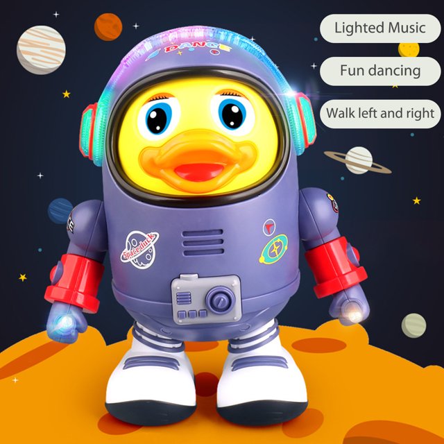 Pato Bailando Bonito pato bailarín, patos oscilantes eléctricos, juguete para regalo de educación temprana ligero (03)
