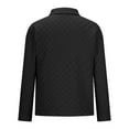 thumbnail image 5 of ZCFZJW Men's Long Sleeve Button Down Shirts Casual Big and Tall Regular Fit Solid Color Cotton Linen Shirts Untucked Beach Shirt with Pockets Black XXXL, 5 of 6