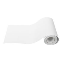 Beaupretty PVC Flexible Skirting Board, White Self-Adhesive Wall Trim for Decor