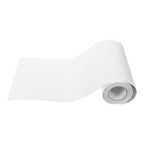 Beaupretty PVC Flexible Skirting Board, White Self-Adhesive Wall Trim for Decor