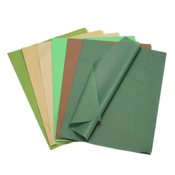 Uxcell 60 Hojas de Papel de Seda de Colores a Granel para Bolsas de Regalo, 19.7x13.8" 6 Papeles de Envoltura de Colores