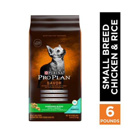 Purina Pro Plan With Probiotics Small Breed Dry Dog Food SAVOR Shredded Blend