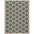 thumbnail image 4 of SAFAVIEH Courtyard Estelle Geometric Indoor/Outdoor Runner Rug, 2'3" x 8', Anthracite/Beige, 4 of 10