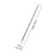 thumbnail image 2 of unbranded Flexible White Curtain Rod Stainless Steel Adjustable Telescopic Design Home Use, 2 of 8
