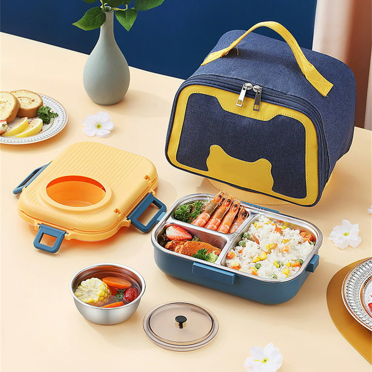 Stainless Steel Insulated Lunch Box Stacking Food Containers