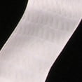 thumbnail image 2 of The Ribbon People Cream White Diagonal Striped Woven Taffeta Wired Craft Ribbon 0.75" x 108 Yards, 2 of 2