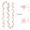thumbnail image 3 of Cherry Blossom Garland Artificial Cherry Flower Vines Hanging Silk Flowers Garland for Home Wedding Garden Party Arch Office Decor (White), 3 of 7